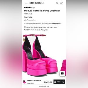 Versace Medusa Platform Sandals